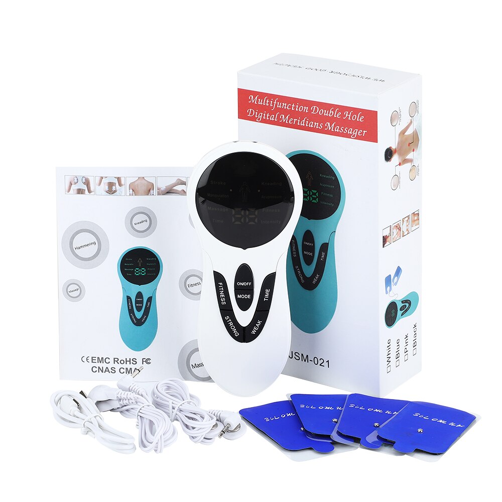 Electric Muscle Stimulator EMS Acupuncture Body Massager Machine