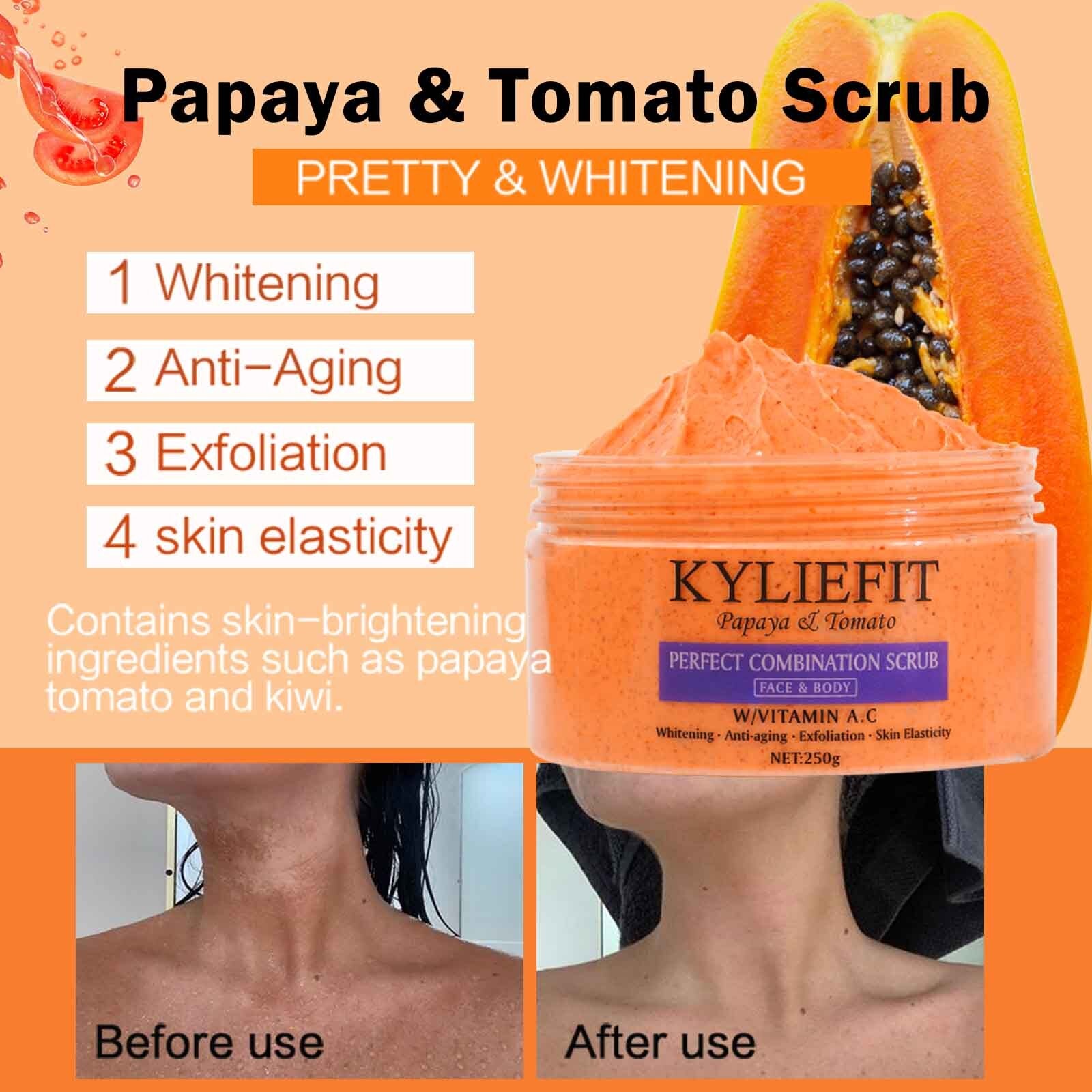 Natural Exfoliating Combination Face and Body Scrub