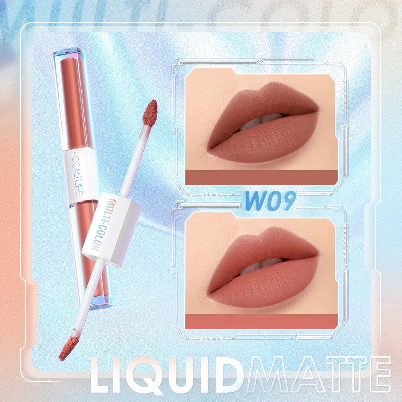 Focallure Waterproof Multicolor 2-in-1 Lipstick and Gloss