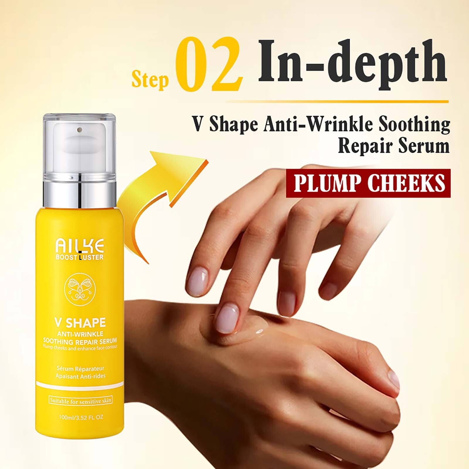 V Shape Peptide Acne Treatment Skincare Set