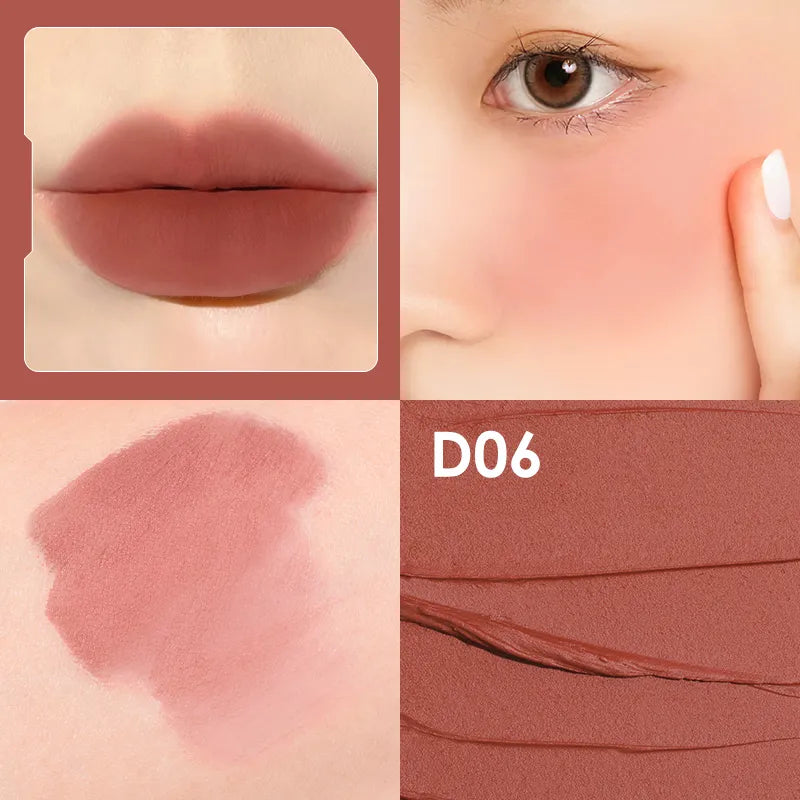 Velvet Matte Dual-Use Lip and Cheek Tint Balm Gloss