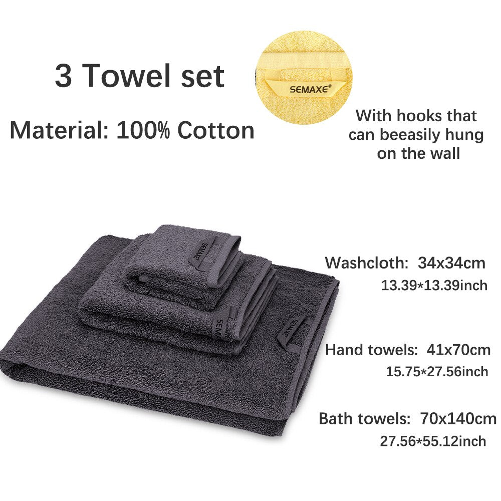 100% High-Grade Cotton Towel Set