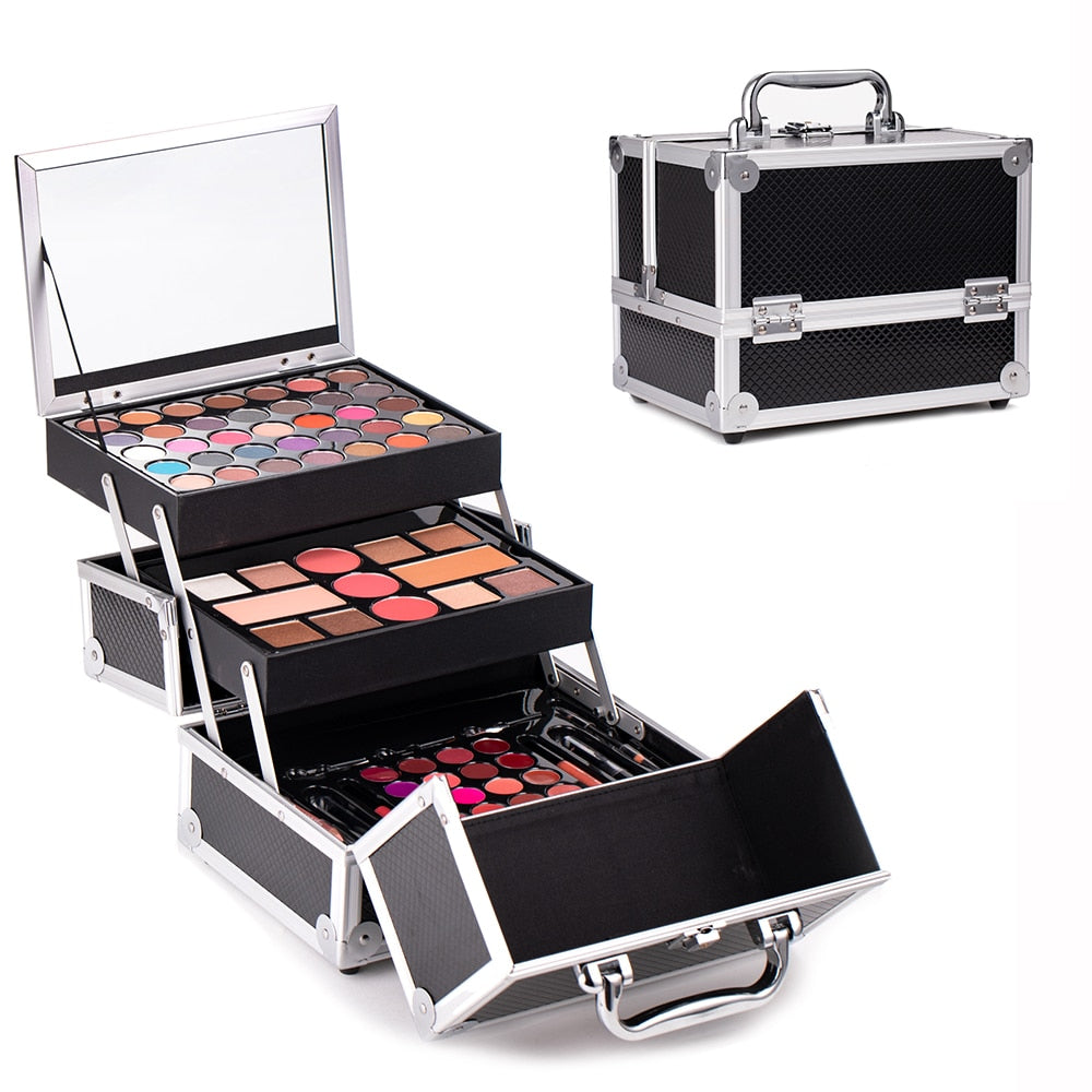 Portable Professional 35 Color Eyeshadow Blush Cosmetic Foundation Face Powder Makeup Sets Eye Shadows Palette