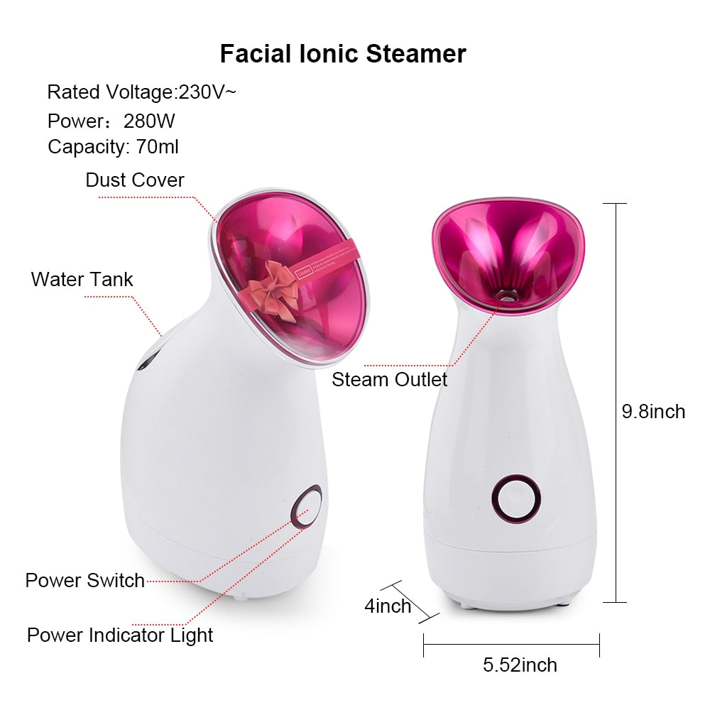 Moisturizing Cleaning Pores Clearing Facial Steamer
