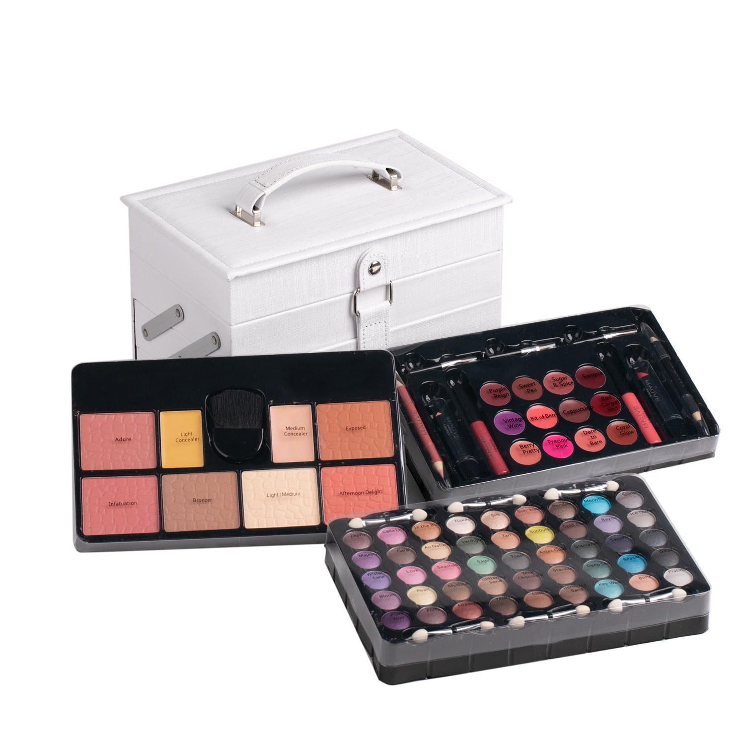 Professional 45 Color Eyeshadow Blush Cosmetic Foundation Face Powder Makeup Sets Eye Shadows Palette
