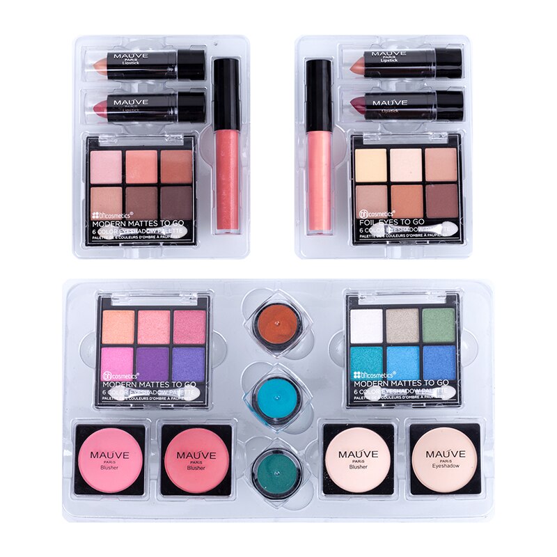 White Portable Professional 24 Color Eyeshadow Blush Cosmetic Foundation Face Powder Makeup Sets Eye Shadows Palette