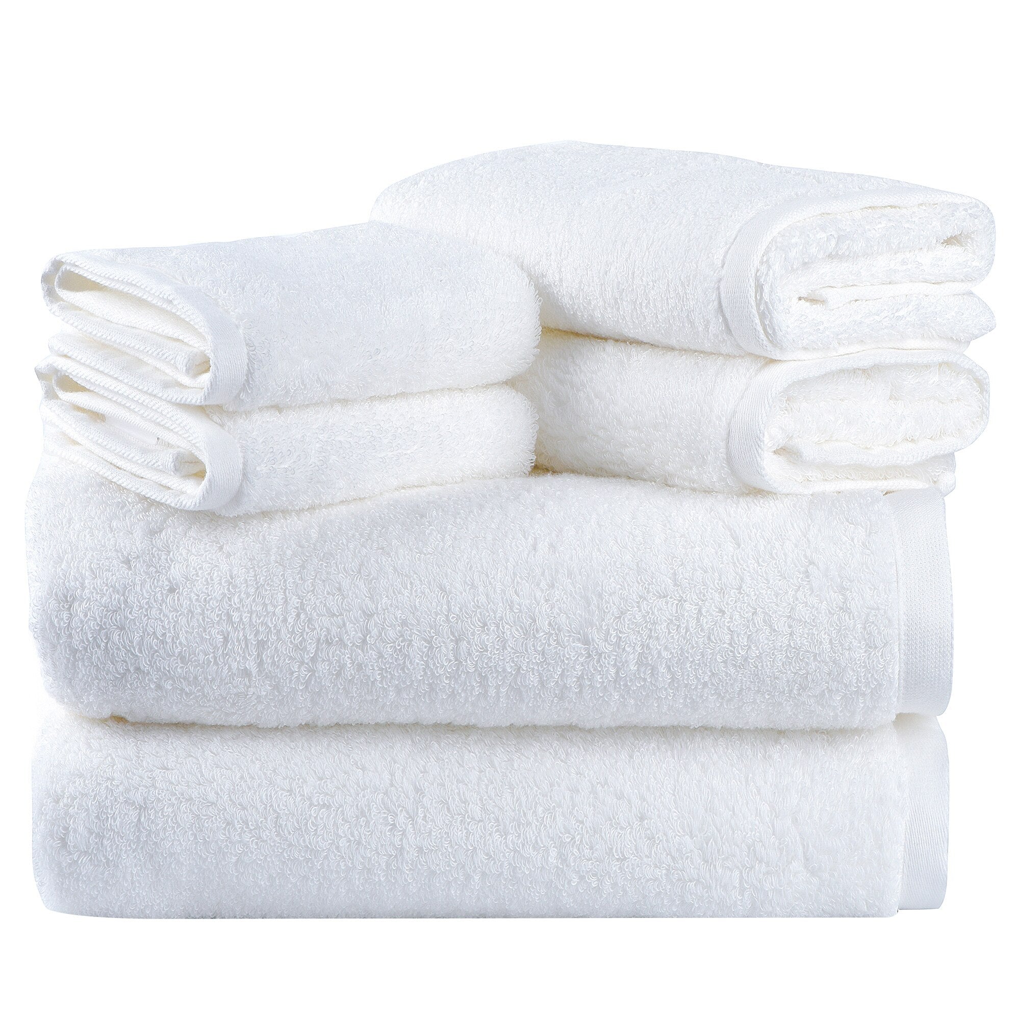 2pcs Luxury Highly Absorbent Cotton Bath Towel Set