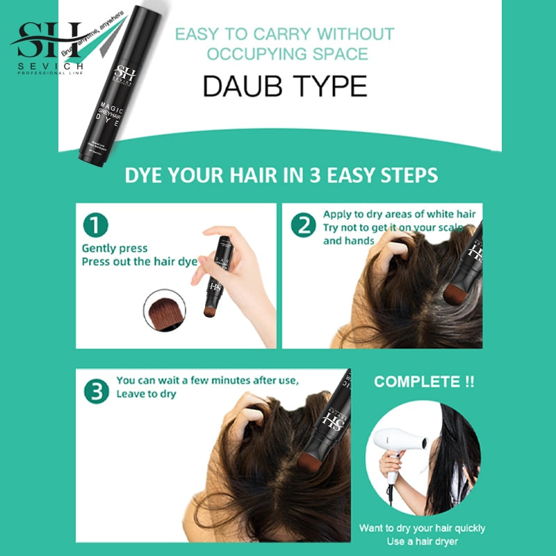 Temporary Instant Cover-Up Hair Dye Pen