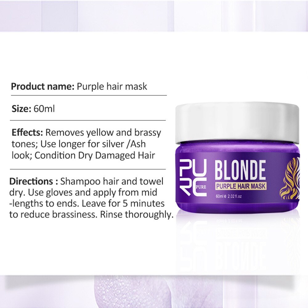Blonde Purple Moisturizing and Nourishing Hair Mask