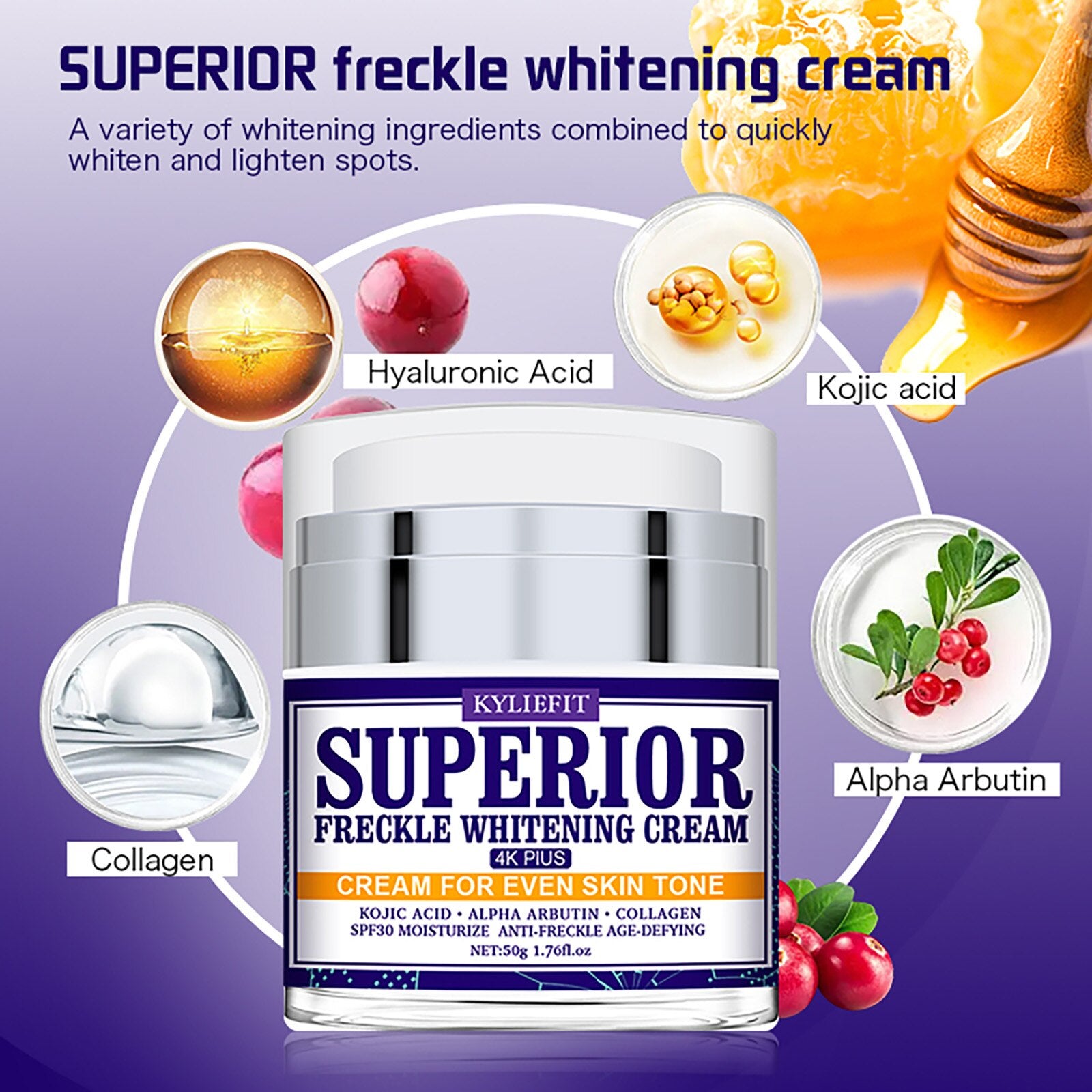 Superior Freckle Whitening Cream for Even Skin Tone