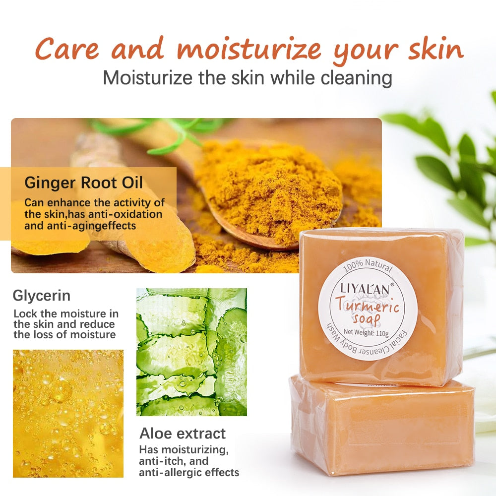 Face and Body Cleanser Turmeric Soap
