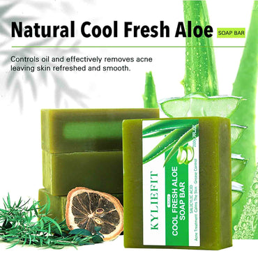 Organic Natural Cool Fresh Aloe Vera Soap Bar