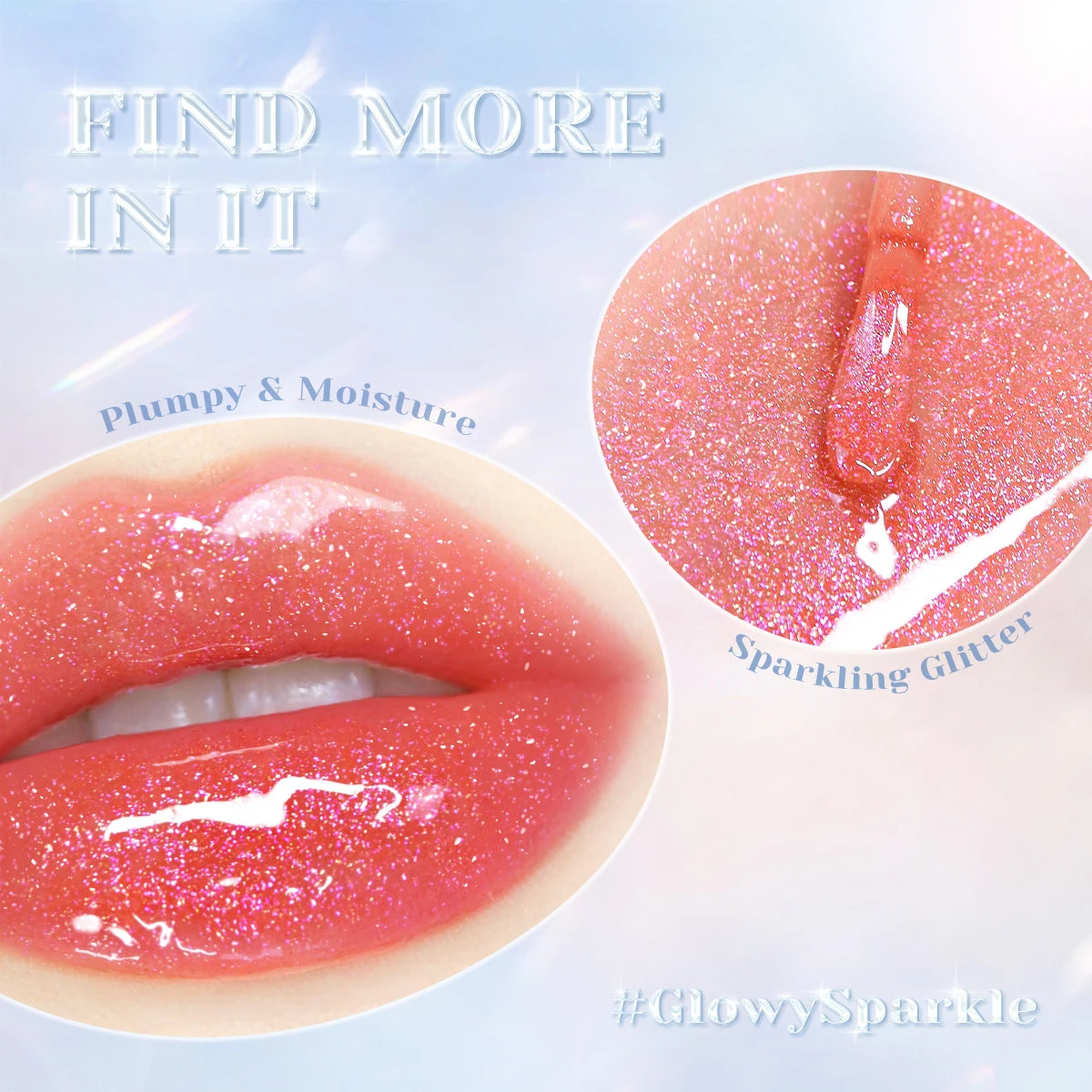 Focallure Long-Lasting Shimmer Moisturizing Lip Plumber Lip Tint Gloss