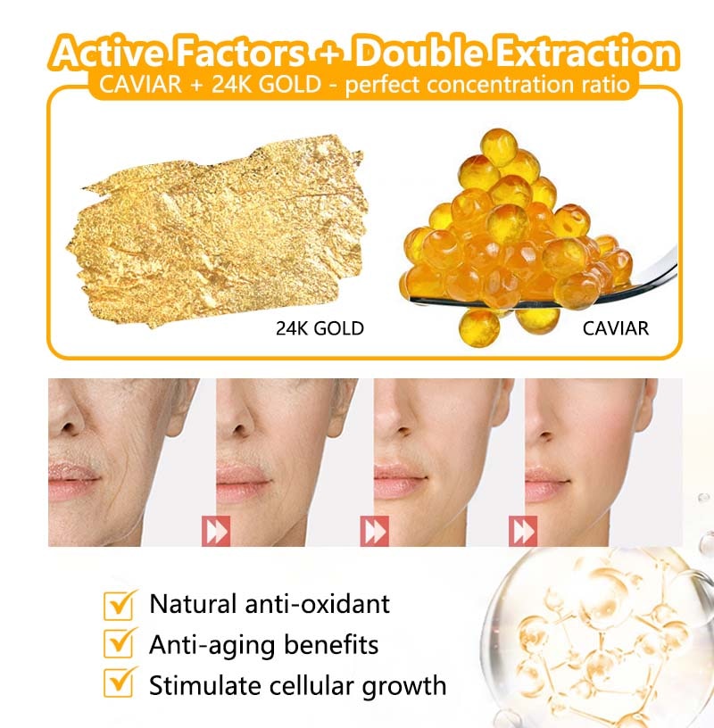 24K Gold Caviar Anti-Aging and Brightening Serum